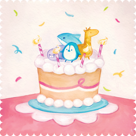 Animal Birthday Cake