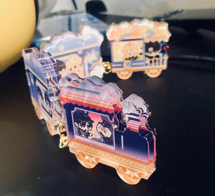 Acrylic Train Standee